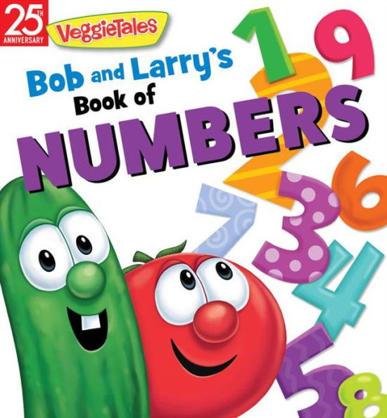 Cover for VeggieTales · Bob and Larry's Book of Numbers (Board book) (2019)