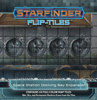 Starfinder Flip-Tiles: Space Station Docking Bay Expansion - Jason Engle - Board game - Paizo Publishing, LLC - 9781640783379 - July 27, 2021