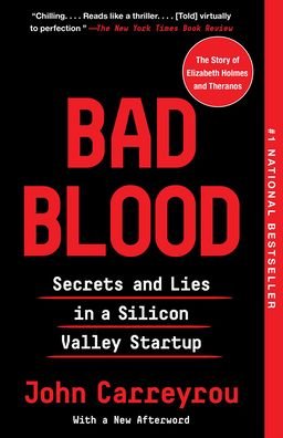Cover for John Carreyrou · Bad Blood (Hardcover Book) (2020)