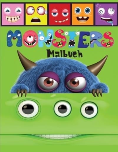 Cover for Lora Dorny · Monsters Malbuch (Taschenbuch) (2021)