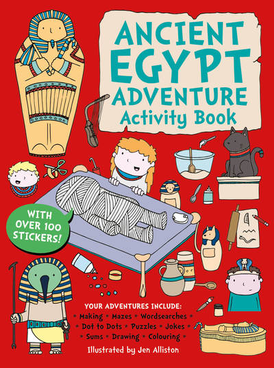 Ancient Egypt Adventure Activity Book - Jen Alliston Jen - Książki - Button Books - 9781787080379 - 1 października 2019