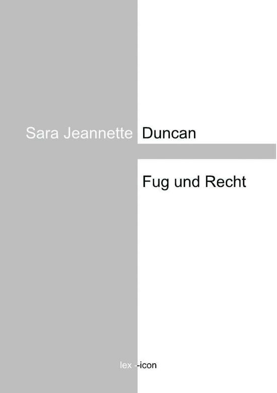 Cover for Duncan · Fug und Recht (Book)