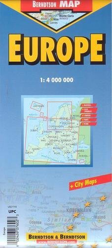 Cover for Borch GmbH · Borch Country Map: Europe (Bok) (2023)