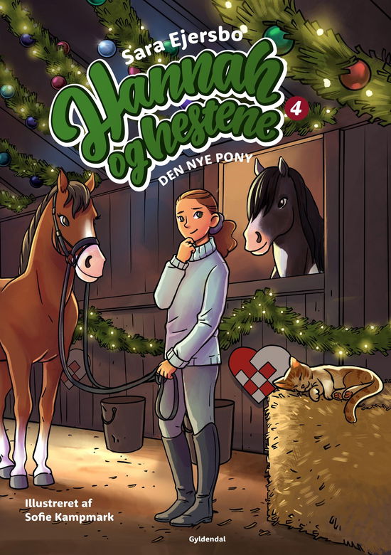 Cover for Sara Ejersbo · Hannah og hestene: Hannah og hestene 4 - Den nye pony (Inbunden Bok) [1:a utgåva] (2024)