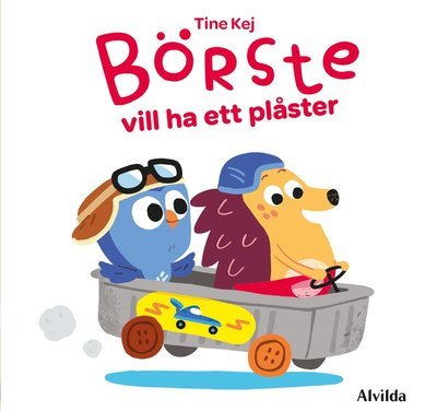 Cover for Borste vill ha plåster på (Board book) (2023)