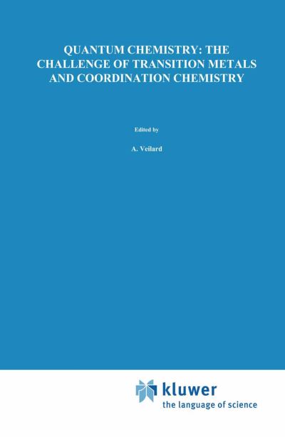 Cover for A Veillard · Quantum Chemistry: The Challenge of Transition Metals and Coordination Chemistry - NATO Science Series C (Hardcover Book) [1986 edition] (1986)