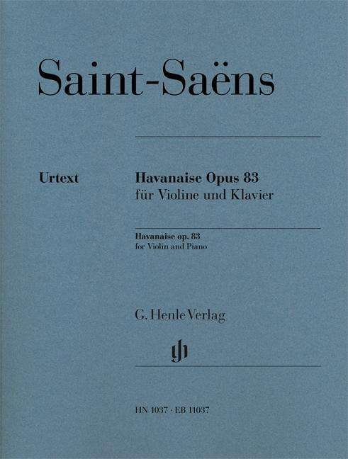 Cover for Saint-Saens · Havanaise Op83 Vl+Kl.HN1037 (Buch)
