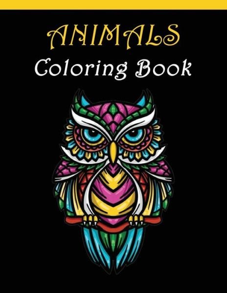 Cover for Mandala Coloring Book · Animals Coloring Book (Paperback Book) (2020)