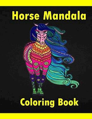 Cover for Cheval C0l · Horse Mandala Coloring Book (Paperback Bog) (2020)