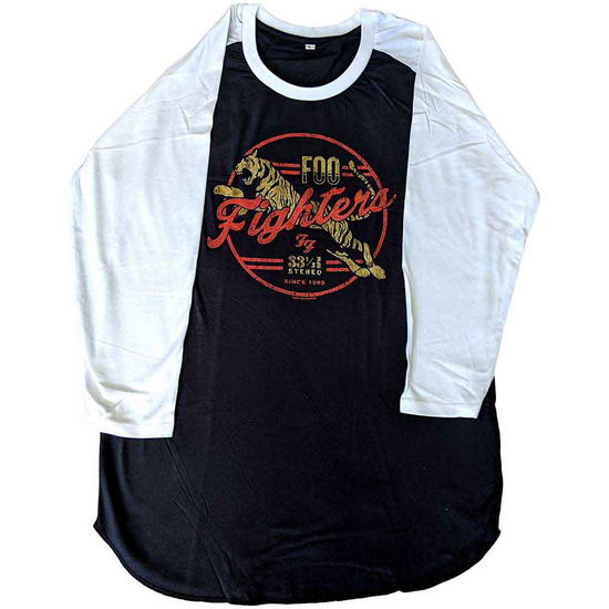 Cover for Foo Fighters · Foo Fighters Unisex Raglan T-Shirt: Tiger (T-shirt)