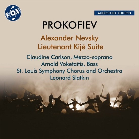 Cover for St. Louis Symphony Orchestra &amp; Leonard Slatkin · Sergei Prokofiev: Alexander Nevsky - Lieutenant Kije Suite (CD) (2024)