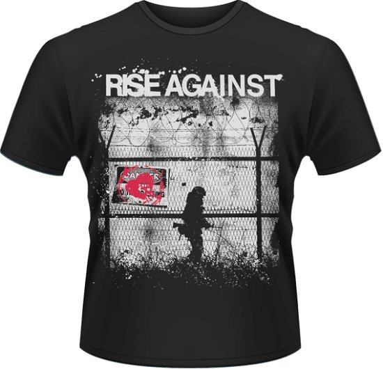 Cover for Rise Against · Borders (T-shirt) [size S] (2014)