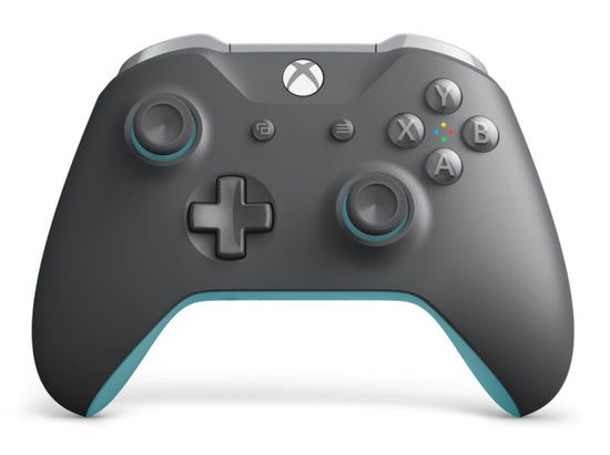 Xbox One Grey & Blue Ltd Edition Controller Wireless - With 3.5mm Stereo Headset Jack - Microsoft - Spiel - MICROSOFT - 0889842327380 - 8. Februar 2019