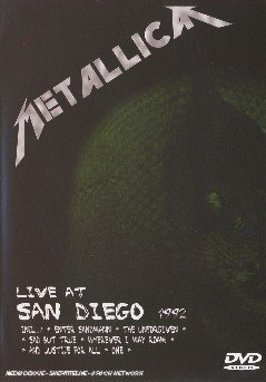 Cover for Metallica · Live at San Diego 1992 (DVD) (2009)