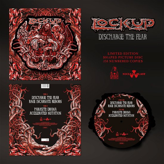 Cover for Lock Up · Discharge the Fear (12&quot;) (2022)