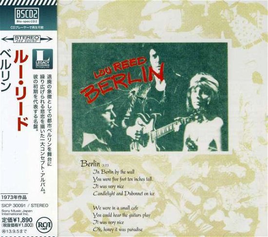 Berlin - Lou Reed - Musik - SONY MUSIC ENTERTAINMENT - 4547366190380 - 22. oktober 2008