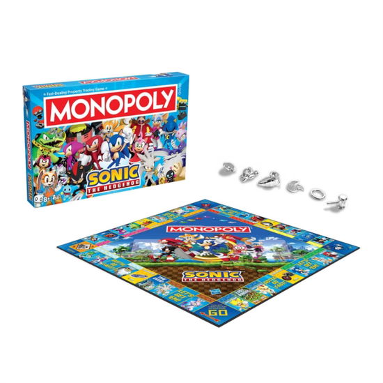 Cover for Sonic · Sonic Monopoly (GAME) (2024)