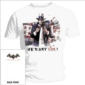 Cover for Officially Licensed · BATMAN ARKHAM - We Want You! - T-Shirt (TØJ) [size L]