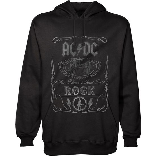 AC/DC Unisex Pullover Hoodie: Cannon Swig - AC/DC - Koopwaar - Perryscope - 5055979988380 - 30 december 2019