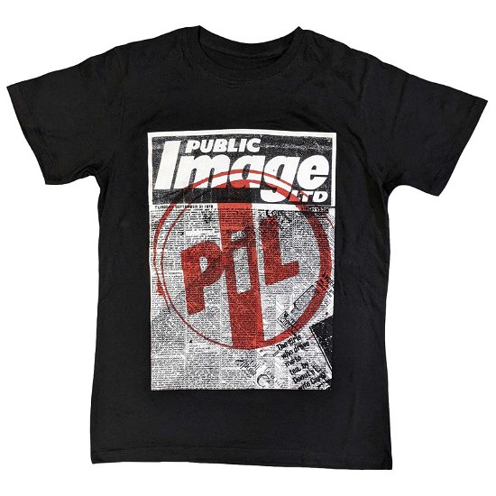 PIL (Public Image Ltd) Unisex T-Shirt: Poster - PIL (Public Image Ltd) - Merchandise -  - 5056561094380 - 