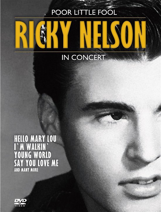 Cover for Ricky Nelson · Poor Little Fool (DVD) (2015)