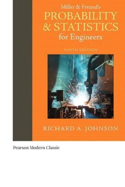 Cover for Richard A. Johnson · Miller &amp; Freund's Probability and Statistics for Engineers (Paperback Book) (2018)