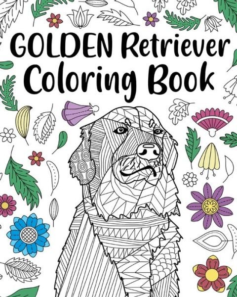 Cover for Paperland · Golden Retriever Coloring Book (Paperback Book) (2024)
