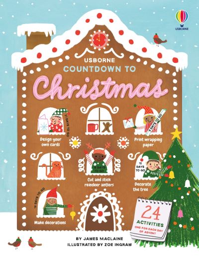 Countdown to Christmas - Activity Book - James Maclaine - Kirjat - Usborne Publishing Ltd - 9781474999380 - torstai 30. syyskuuta 2021