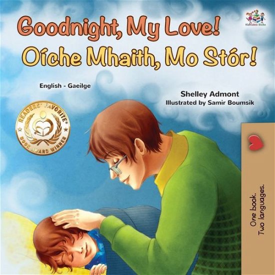 Cover for Shelley Admont · Goodnight, My Love! (English Irish Bilingual Book for Kids) (Paperback Bog) [Large type / large print edition] (2021)