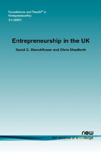 Cover for Chris Shadforth · Entrepreneurship in the UK - Foundations and Trends (R) in Entrepreneurship (Paperback Book) (2007)