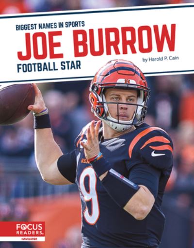 Cover for Harold P. Cain · Joe Burrow: Football Star - Biggest Names in Sports Set 7 (Hardcover Book) (2022)