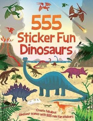 555 Sticker Fun - Dinosaurs Activity Book - 555 Sticker Fun - Oakley Graham - Livros - Gemini Books Group Ltd - 9781787008380 - 10 de abril de 2015