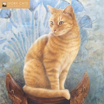 Cover for Ivory Cats by Lesley Anne Ivory Wall Calendar 2025 (Art Calendar) (Calendar) [New edition] (2024)