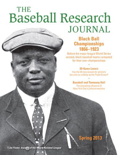 Cover for Society for American Baseball Research · Baseball Research Journal (BRJ), Volume 42 #1 (Pocketbok) (2013)