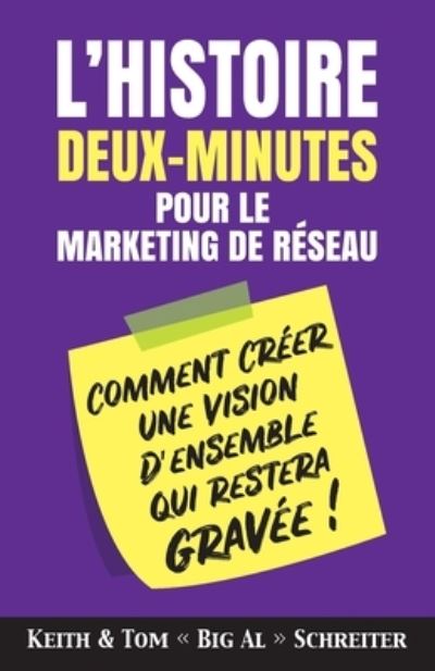 Cover for Keith Schreiter · L'histoire Deux-Minutes pour le Marketing de Reseau (Paperback Book) (2019)