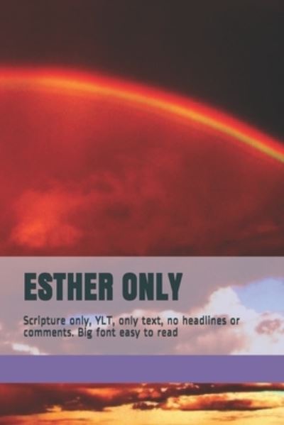 Cover for Enoch Enough · Esther Only (Pocketbok) (2018)