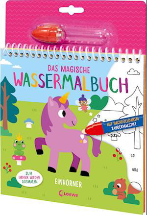 Das magische Wassermalbuch - Einhörner - Svenja Pidde - Książki - Loewe - 9783743219380 - 17 lipca 2024