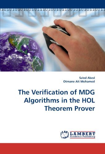 Cover for Sa'ed Abed · The Verification of Mdg Algorithms in the Hol Theorem Prover (Pocketbok) (2009)