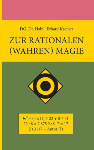 Cover for Erhard Kremer · Zur Rationalen (Wahren) Magie (Paperback Book) [German edition] (2012)