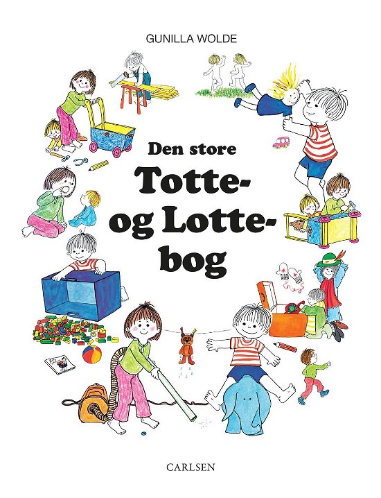 Cover for Gunilla Wolde · Den store Totte- og Lotte-bog (Bound Book) [1th edição] (2020)