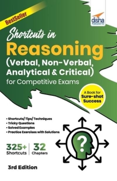 Cover for Disha Experts · Shortcuts in Reasoning  for Competitive Exams 3rd Edition (Paperback Book) (2021)