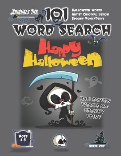 Halloween Word Search Book for Kids Ages 4-8 - Sk - Książki - Independently Published - 9798687395380 - 21 września 2020