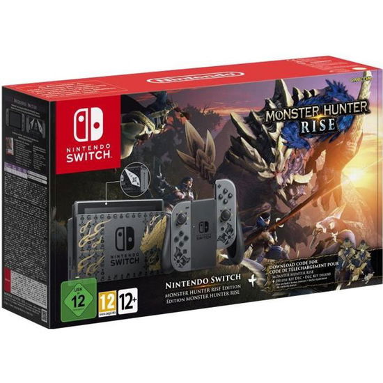 Nintendo Switch Console + Monster Hunter Rise Edition EU Switch - Switch - Other - Nintendo - 0045496453381 - 