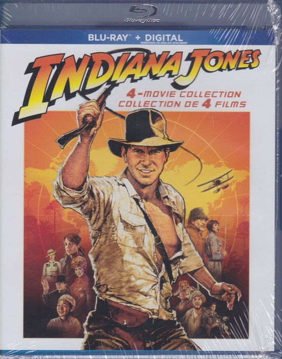 Cover for Indiana Jones 4-Movie Collection (Blu-ray) (2021)