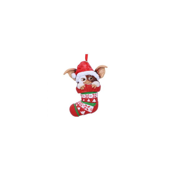 Gremlins Gizmo In Stocking Hanging Ornament 12Cm - Nemesis Now - Produtos -  - 0801269143381 - 