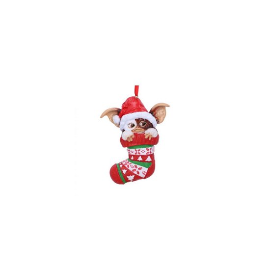 Gremlins Gizmo In Stocking Hanging Ornament 12Cm - Nemesis Now - Merchandise -  - 0801269143381 - 
