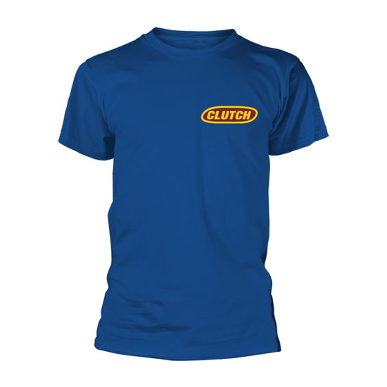 Clutch · Classic Logo (Yellow / Blue) (T-shirt) [size S] [Blue edition] (2021)