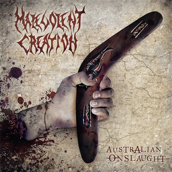 Cover for Malevolent Creation · Australian Onslaught (Yellow Vinyl) (LP) (2022)