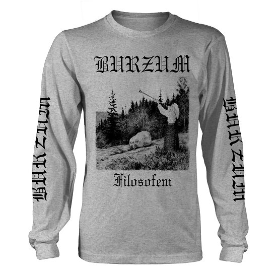 Cover for Burzum · Filosofem 3 (Shirt) [size XL] [Grey edition] (2018)