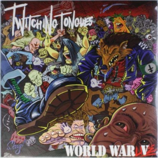 Cover for Twitching Tongues · Twitching Tongues - World War Live (VINYL) (2023)